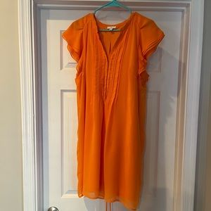 Charming Charlie bright orange spring, summer, summer dress.